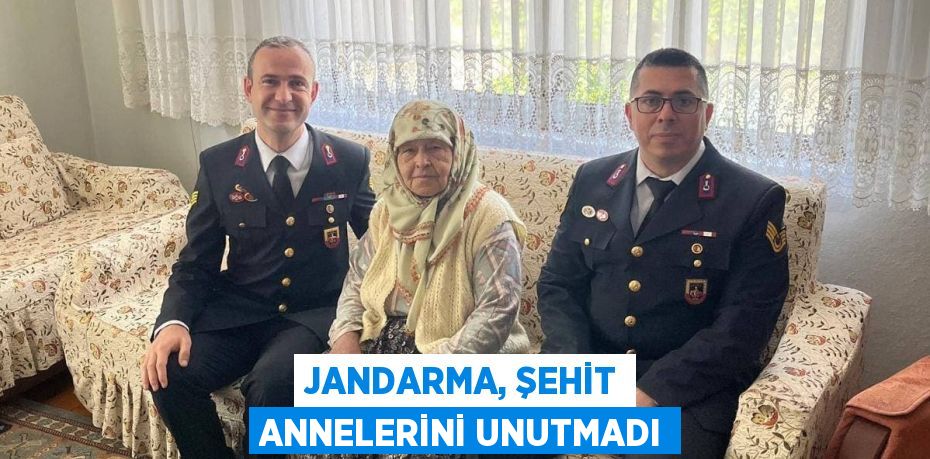JANDARMA, ŞEHİT ANNELERİNİ UNUTMADI