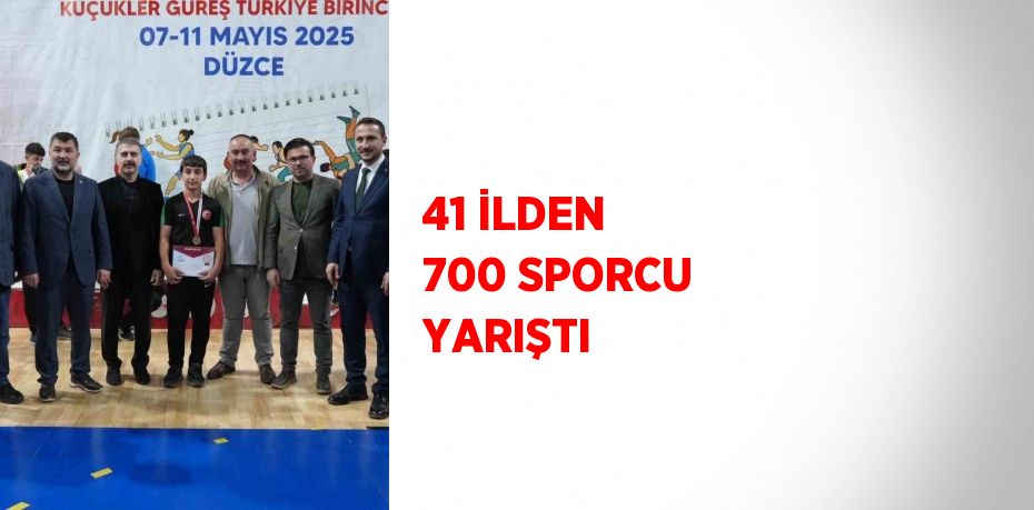 41 İLDEN 700 SPORCU YARIŞTI