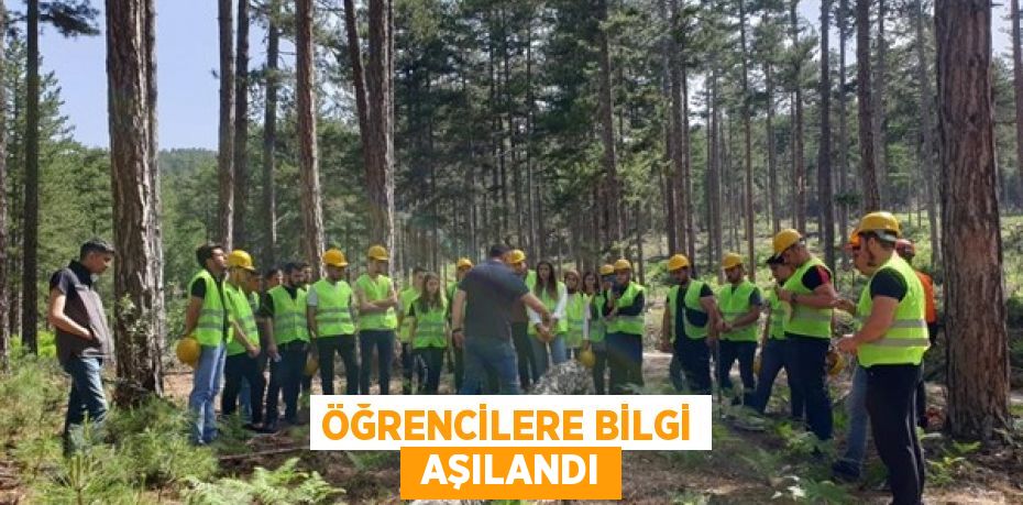 ÖĞRENCİLERE BİLGİ  AŞILANDI