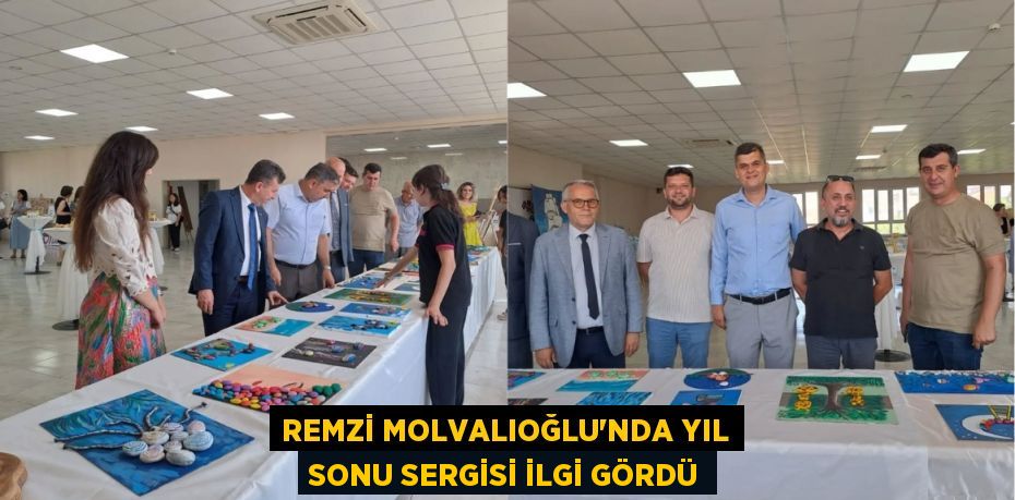 REMZİ MOLVALIOĞLU’NDA YIL SONU SERGİSİ İLGİ GÖRDÜ