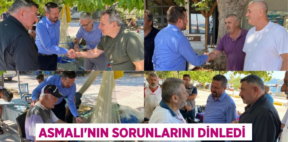 Asmalı’nın sorunlarını dinledi