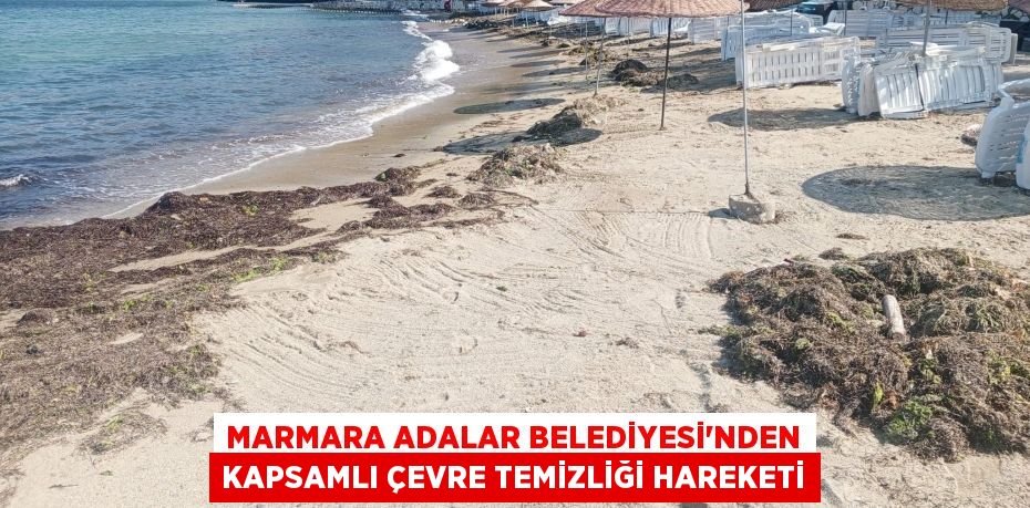 Marmara Adalar Belediyesi'nden Kapsamlı Çevre Temizliği Hareketi