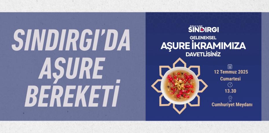 Sındırgı’da Aşure Bereketi