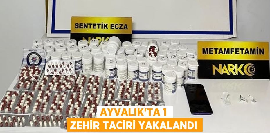Ayvalık’ta 1 zehir taciri yakalandı