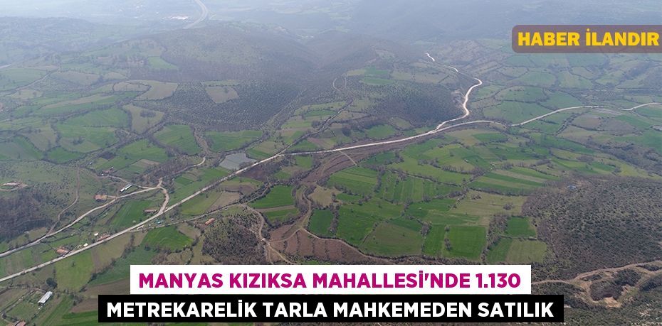 Manyas Kızıksa Mahallesi'nde 1.130 metrekarelik tarla mahkemeden satılık