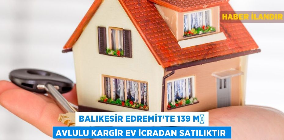 Balıkesir Edremit'te 139 m² avlulu kargir ev icradan satılıktır