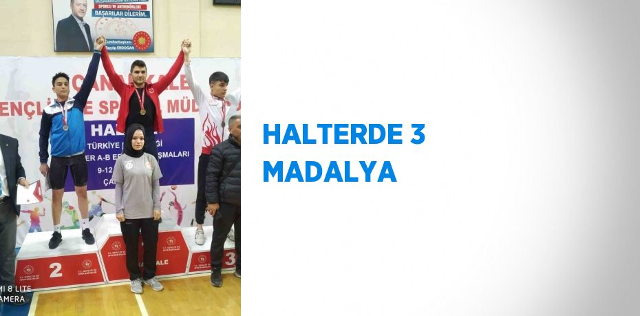 HALTERDE 3 MADALYA