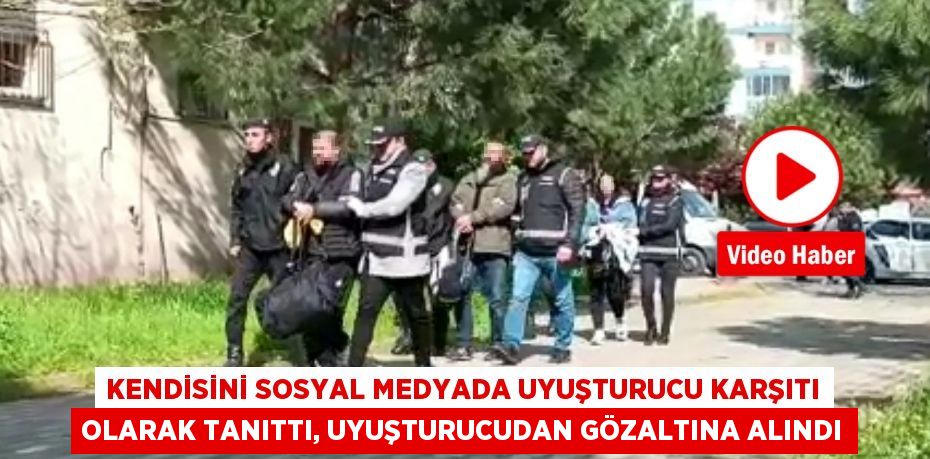 Kendisini sosyal medyada uyuşturucu karşıtı olarak tanıttı, uyuşturucudan gözaltına alındı