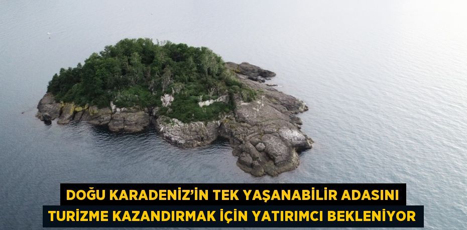 DOĞU KARADENİZ’İN TEK YAŞANABİLİR ADASINI TURİZME KAZANDIRMAK İÇİN YATIRIMCI BEKLENİYOR