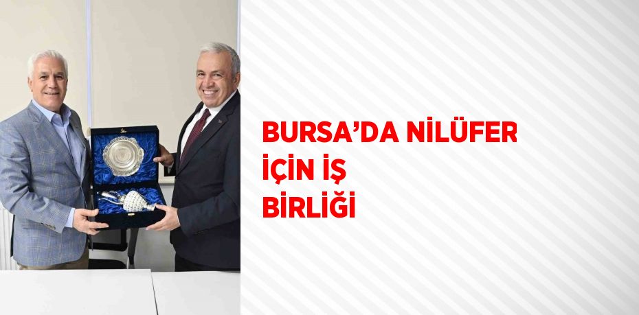 BURSA’DA NİLÜFER İÇİN İŞ BİRLİĞİ