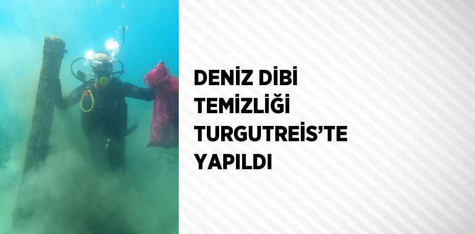 DENİZ DİBİ TEMİZLİĞİ TURGUTREİS’TE YAPILDI