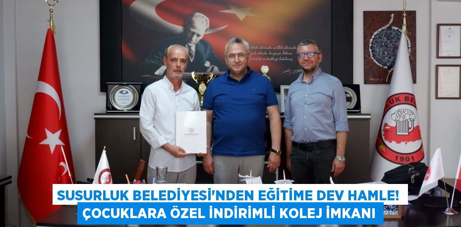 Susurluk Belediyesi'nden Eğitime Dev Hamle! Çocuklara Özel İndirimli Kolej İmkanı