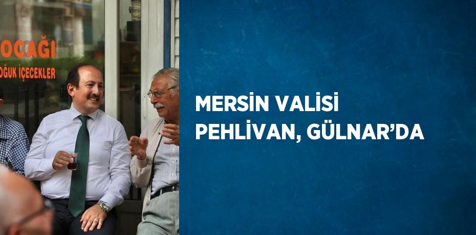 MERSİN VALİSİ PEHLİVAN, GÜLNAR’DA