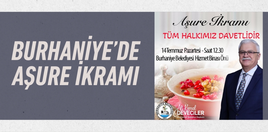 Burhaniye’de Aşure İkramı