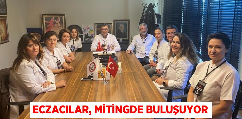 ECZACILAR, MİTİNGDE BULUŞUYOR