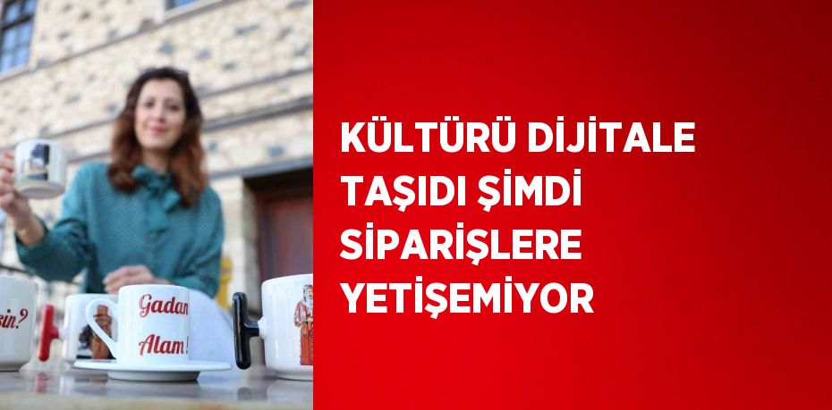 KÜLTÜRÜ DİJİTALE TAŞIDI ŞİMDİ SİPARİŞLERE YETİŞEMİYOR