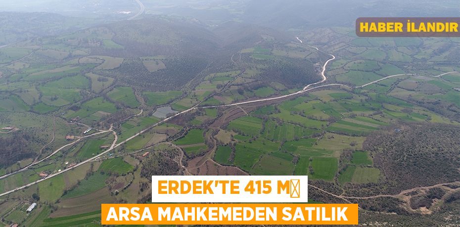 Erdek'te 415 m² arsa mahkemeden satılık