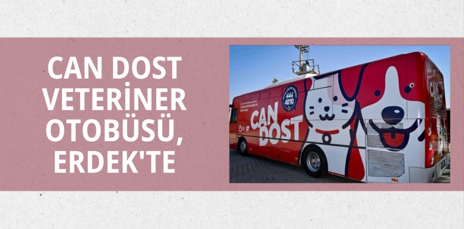 CAN DOST VETERİNER OTOBÜSÜ, ERDEK'TE