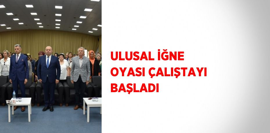 ULUSAL İĞNE OYASI ÇALIŞTAYI BAŞLADI