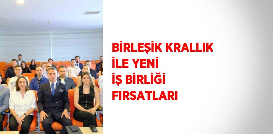 BİRLEŞİK KRALLIK İLE YENİ İŞ BİRLİĞİ FIRSATLARI