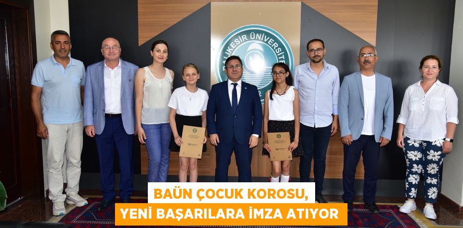 BAÜN ÇOCUK KOROSU, YENİ BAŞARILARA İMZA ATIYOR