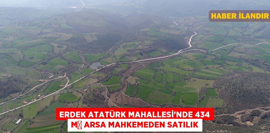 Erdek Atatürk Mahallesi'nde 434 m² arsa mahkemeden satılık