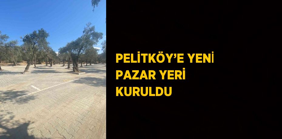 PELİTKÖY’E YENİ PAZAR YERİ KURULDU