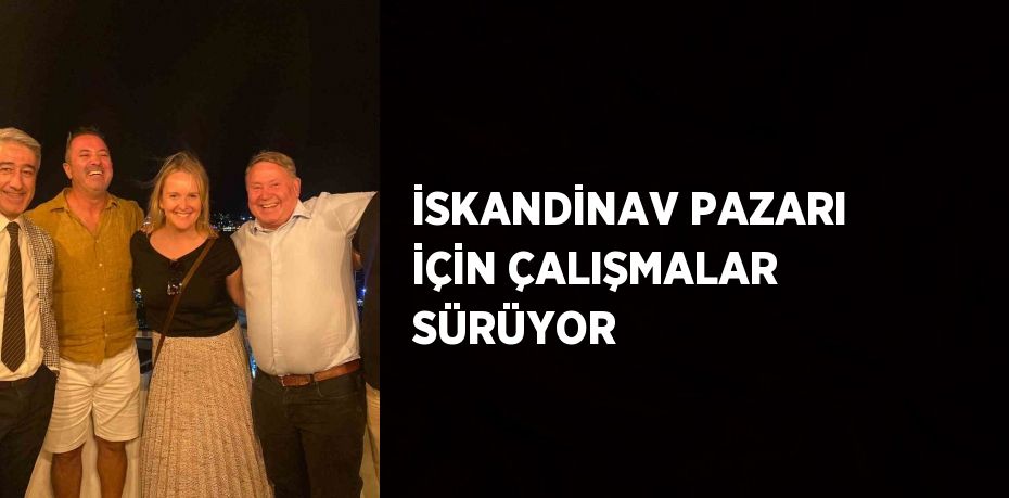 İSKANDİNAV PAZARI İÇİN ÇALIŞMALAR SÜRÜYOR