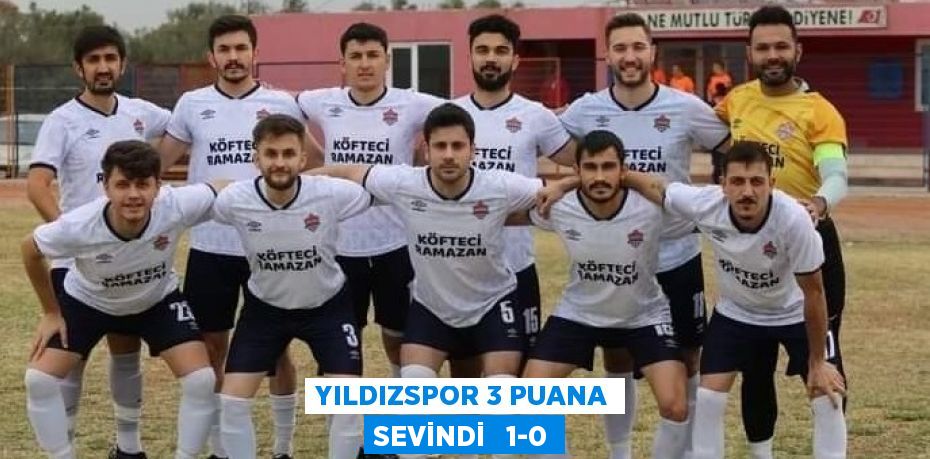 YILDIZSPOR 3 PUANA SEVİNDİ   1-0