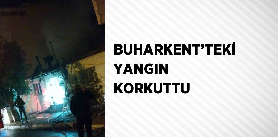 BUHARKENT’TEKİ YANGIN KORKUTTU