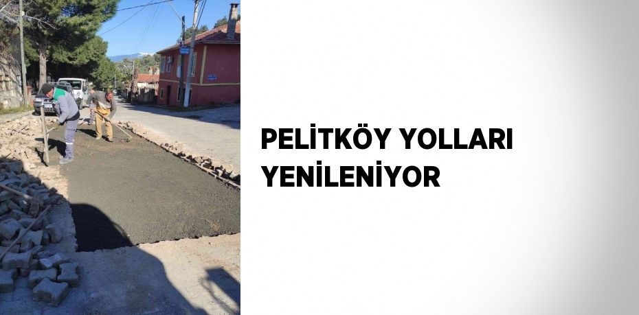 PELİTKÖY YOLLARI YENİLENİYOR