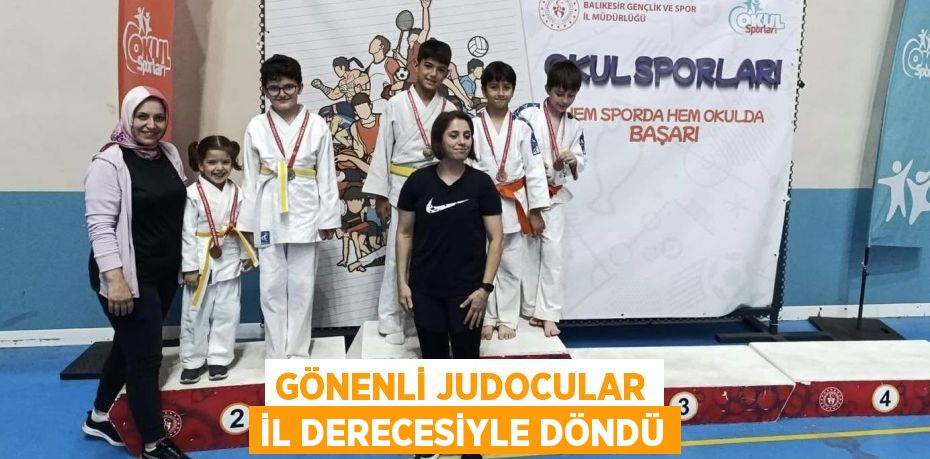 Gönenli Judocular İl Derecesiyle Döndü