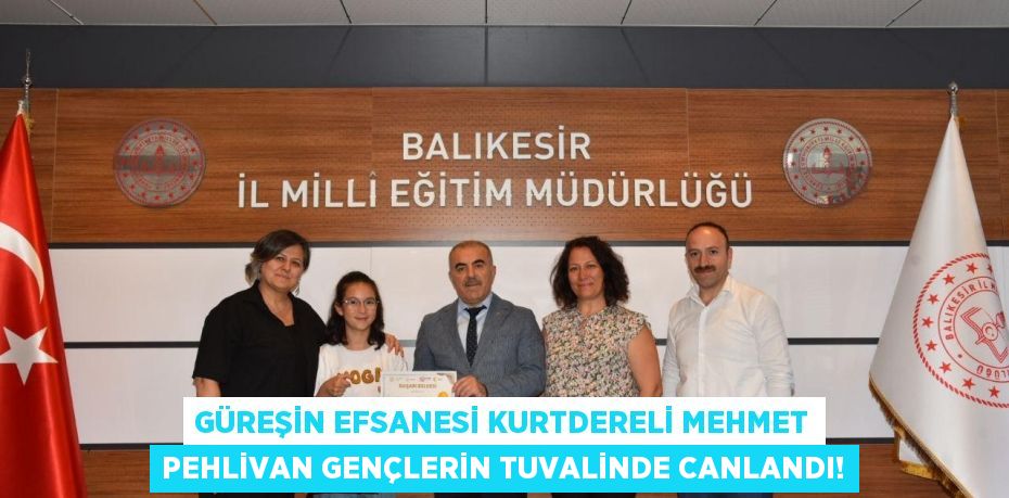 Güreşin Efsanesi Kurtdereli Mehmet Pehlivan Gençlerin Tuvalinde Canlandı!