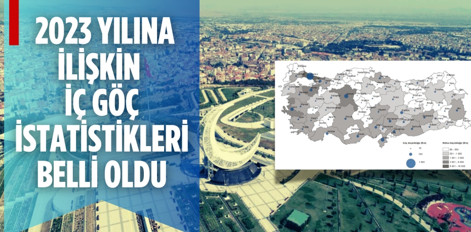 2023 YILINA İLİŞKİN  İÇ GÖÇ İSTATİSTİKLERİ BELLİ OLDU