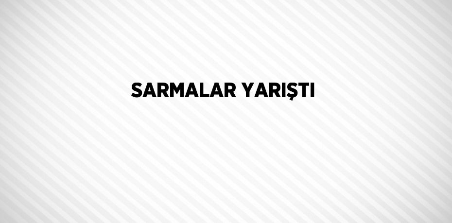 SARMALAR YARIŞTI