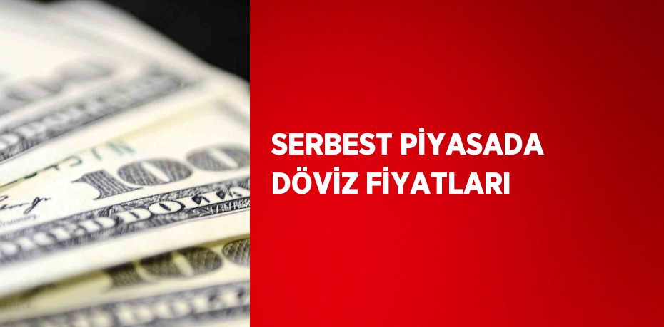 SERBEST PİYASADA DÖVİZ FİYATLARI