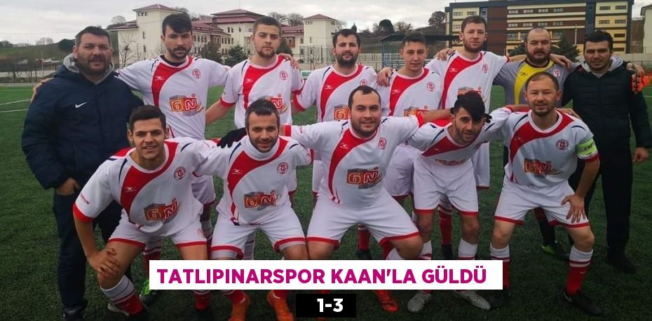 TATLIPINARSPOR KAAN’LA GÜLDÜ     1-3