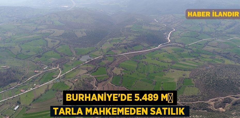 Burhaniye'de 5.489 m² tarla mahkemeden satılık