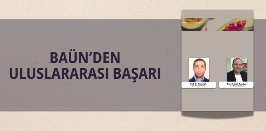 BAÜN’DEN ULUSLARARASI BAŞARI