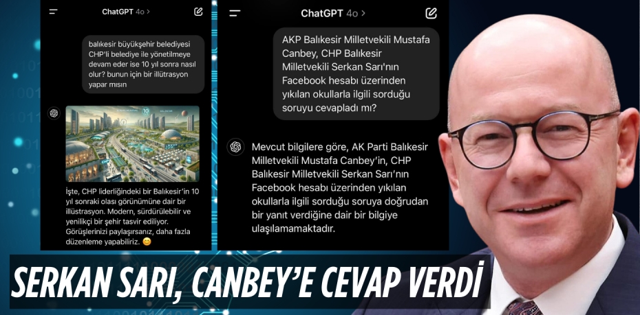 SERKAN SARI, CANBEY’E CEVAP VERDİ