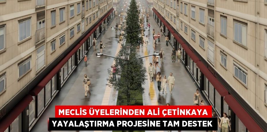 MECLİS ÜYELERİNDEN ALİ ÇETİNKAYA YAYALAŞTIRMA PROJESİNE TAM DESTEK