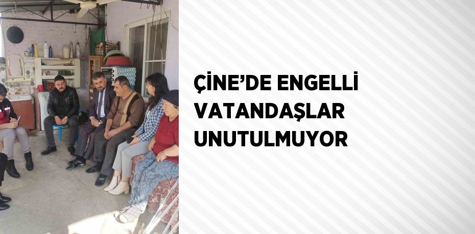 ÇİNE’DE ENGELLİ VATANDAŞLAR UNUTULMUYOR