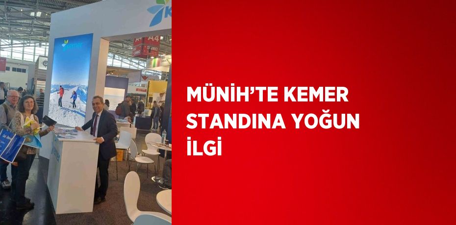 MÜNİH’TE KEMER STANDINA YOĞUN İLGİ