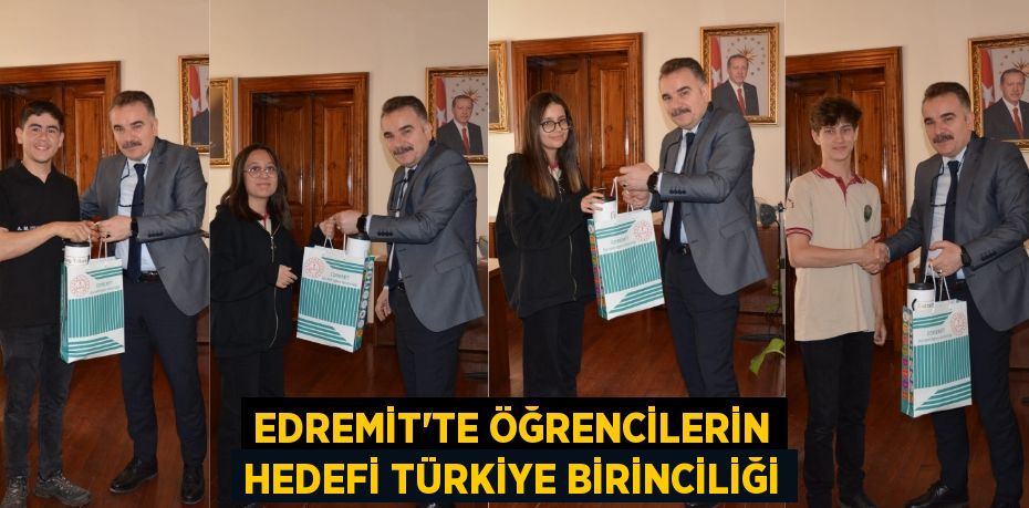 EDREMİT’TE ÖĞRENCİLERİN HEDEFİ TÜRKİYE BİRİNCİLİĞİ