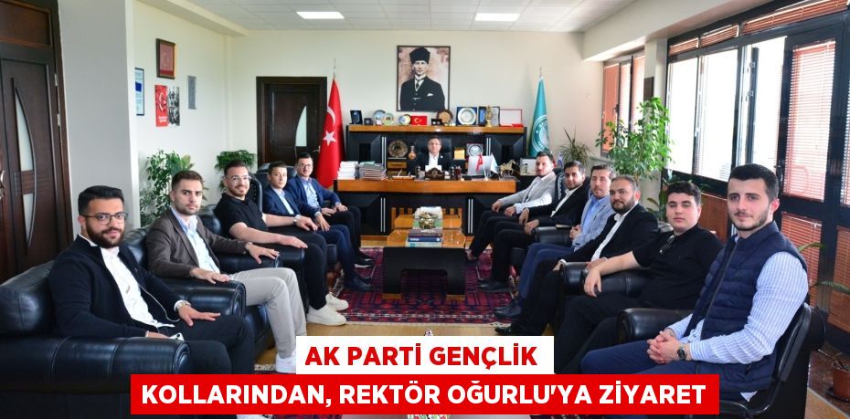 AK PARTİ GENÇLİK KOLLARINDAN, REKTÖR OĞURLU'YA ZİYARET