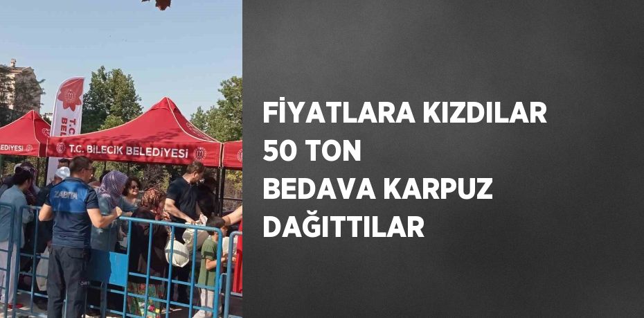 FİYATLARA KIZDILAR 50 TON BEDAVA KARPUZ DAĞITTILAR