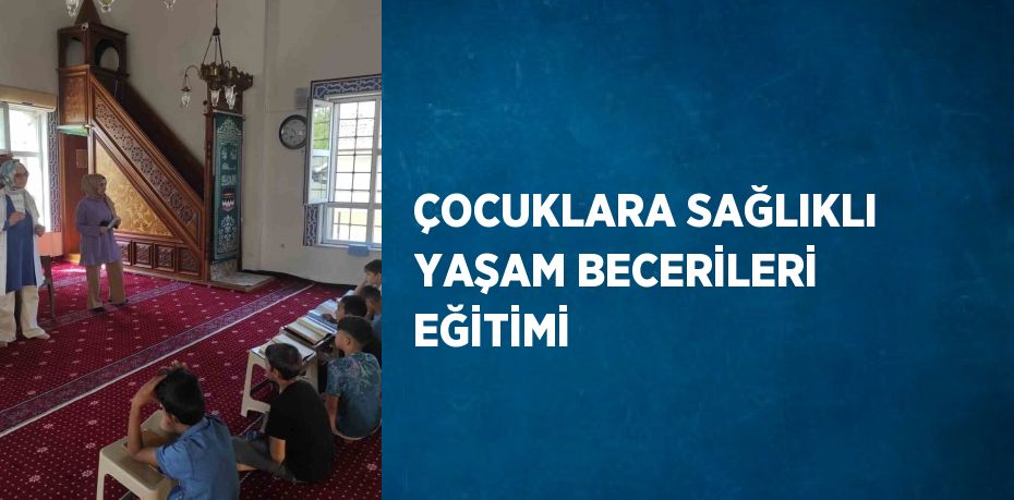 ÇOCUKLARA SAĞLIKLI YAŞAM BECERİLERİ EĞİTİMİ