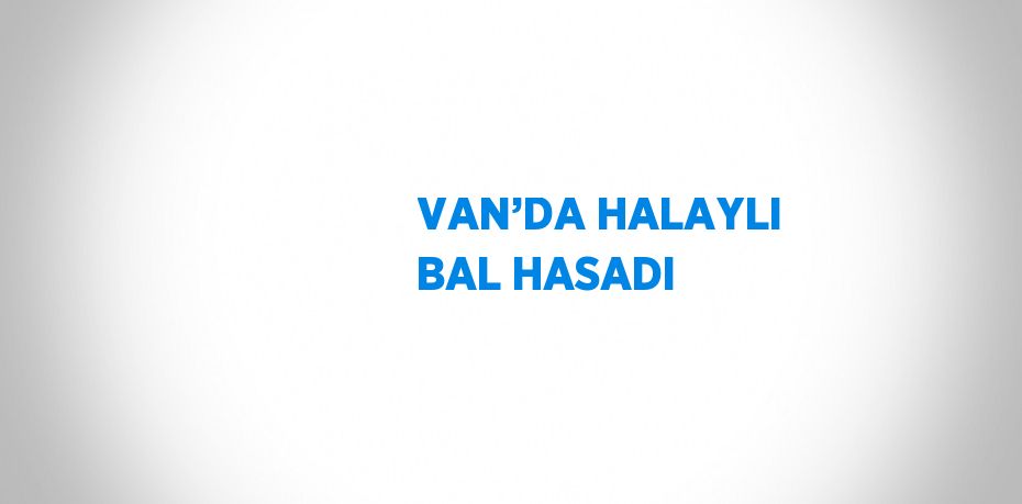 VAN’DA HALAYLI BAL HASADI