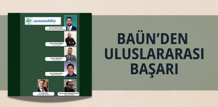 BAÜN’DEN  ULUSLARARASI BAŞARI