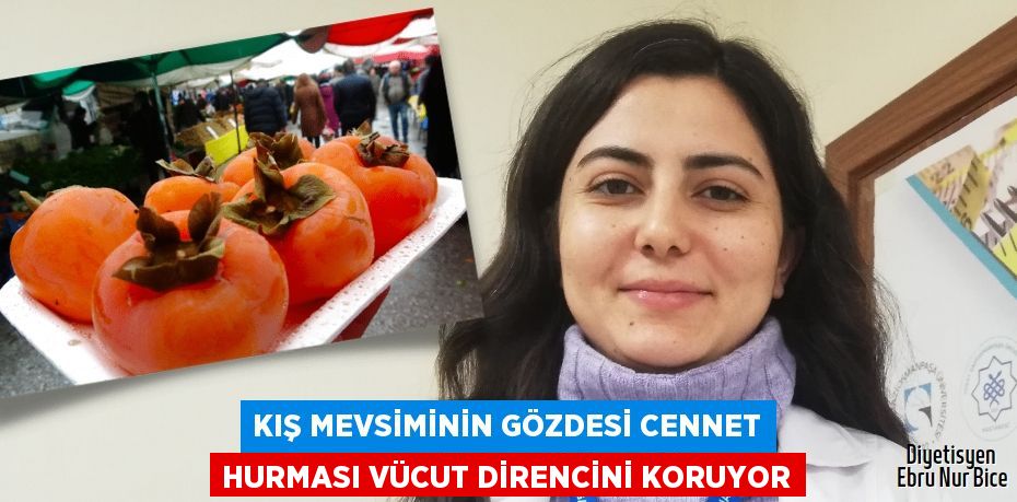 Kış mevsiminin gözdesi cennet hurması vücut direncini koruyor